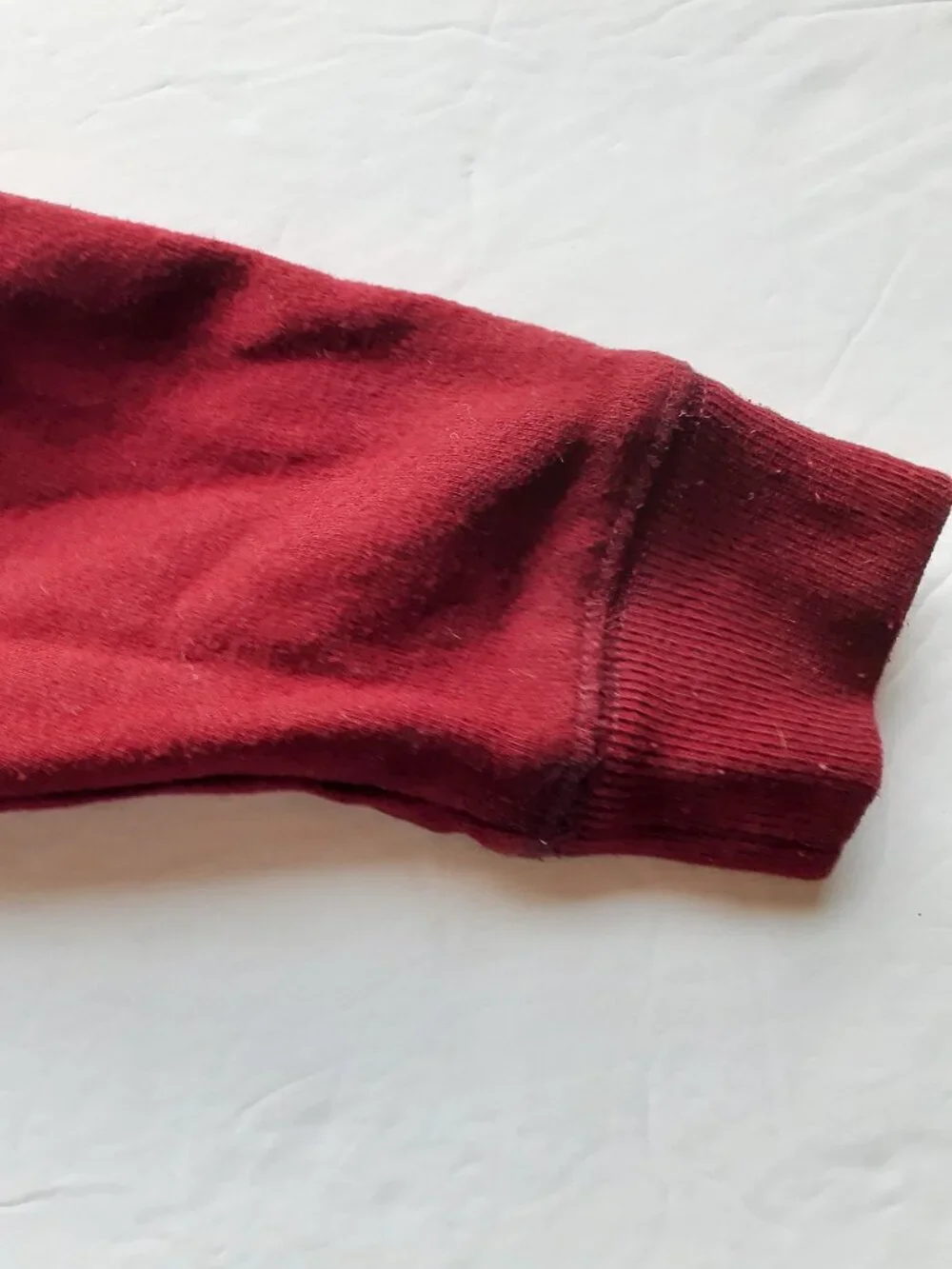 Oshkosh Boys Sweatshirt Burgundy Quarter Zip Pullover 4T